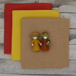 Telas de lana orgánica con tinte vegetal - otoño