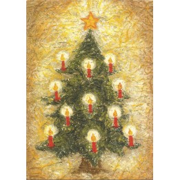 Postal Árbol de Navidad