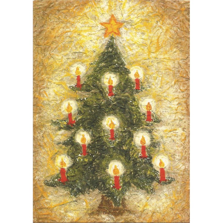 Postal Árbol de Navidad