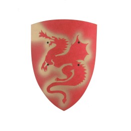Escudo dragón rojo
