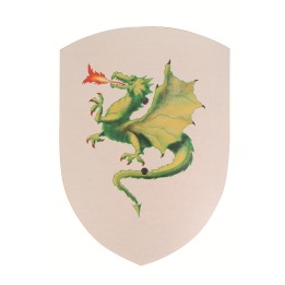 Escudo Dragón Llama