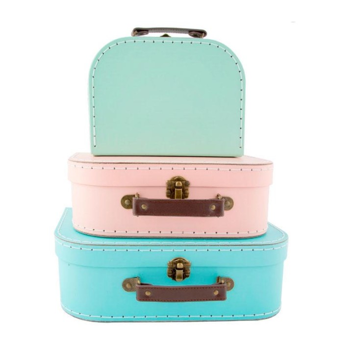 Maletín de cartón Pastel