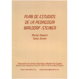 Plan de estudios de la Pedagogía Waldorf-Steiner