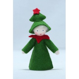 Muñeco flor abeto de navidad