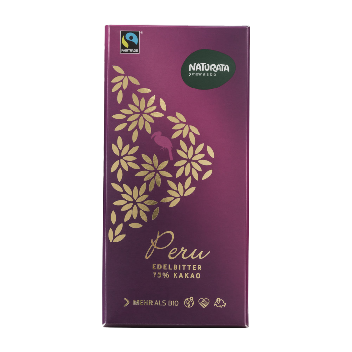 Chocolate Naturata Peru 75% 100gr.