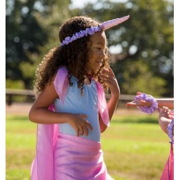 diadema de seda cuerno de unicornio