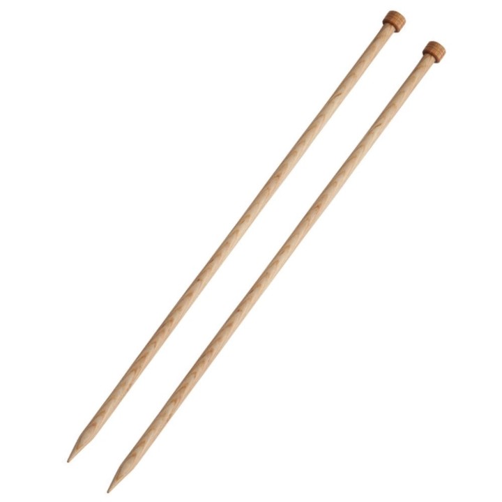 Agujas de punto de madera Symfonie natural