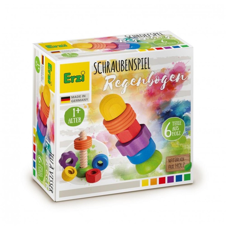 Juego tornillo arcoiris