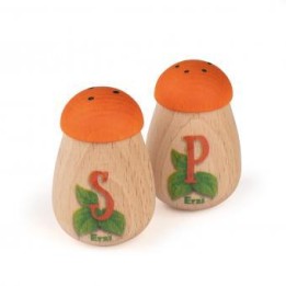 Salero y pimentero de madera