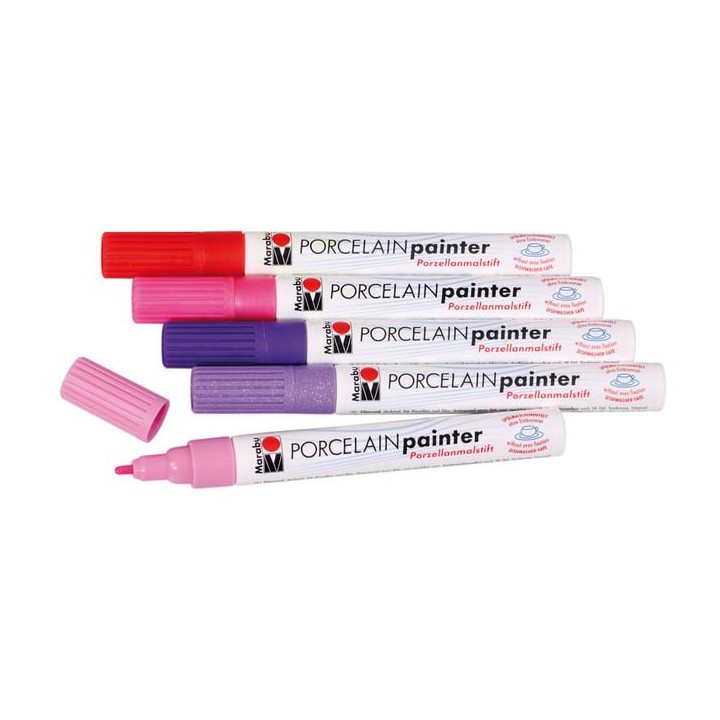 Rotuladores gordos para porcelana colores pastel x5