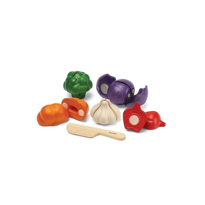 SET 5 VEGETALES DE COLORES PLANTOYS