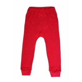 Pantalón interior lana/seda rojo