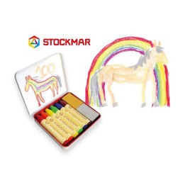 Stockmar caja bloques 100 Arcoiris