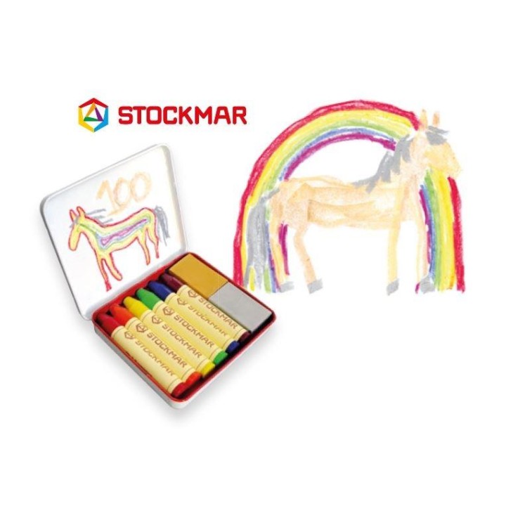Stockmar caja bloques 100 Arcoiris