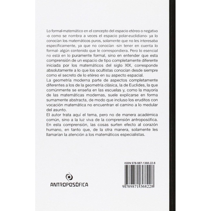 El espacio etéreo: Geometría moderna
