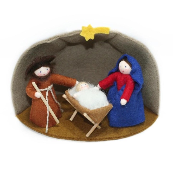 Nacimiento de fieltro