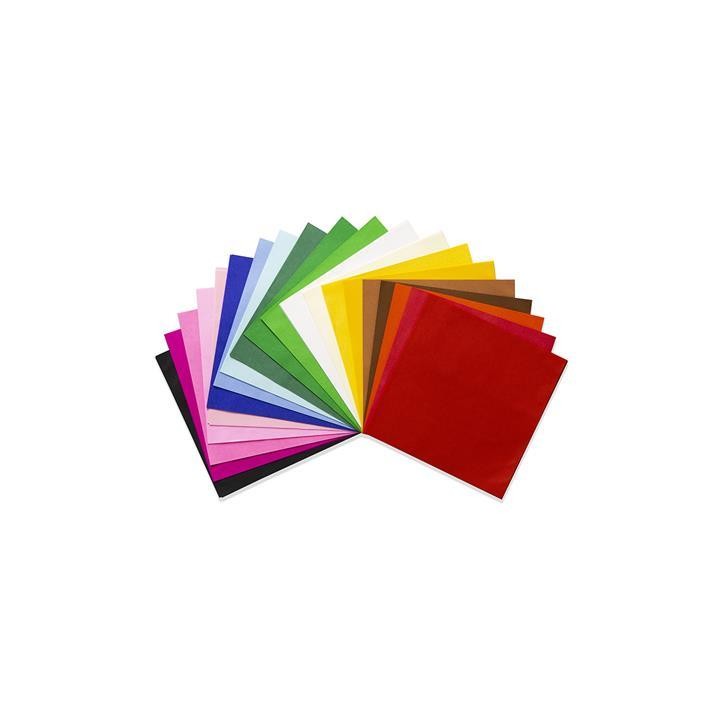 Papel de seda colores surtidos 16 x 16 cm