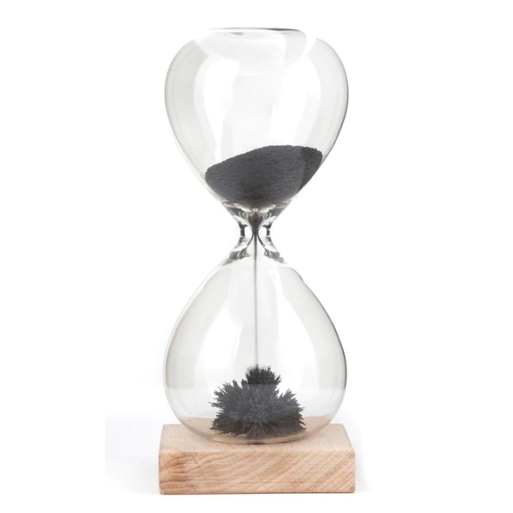 Reloj de arena magnético