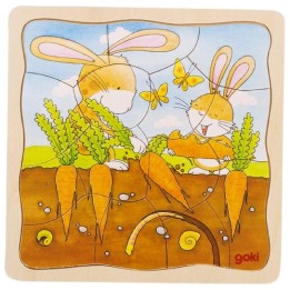 Puzzle cuatro capas Liebre
