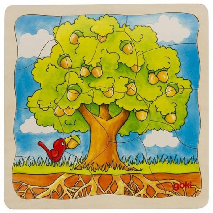Puzzle cuatro capas Arbol