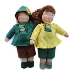 Muñeca Waldorf  niño seta
