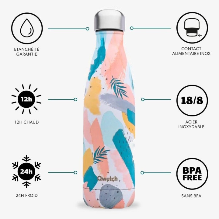 Qwetch Botella isotérmica inox.
