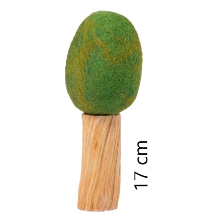 Arboles de madera y fieltro