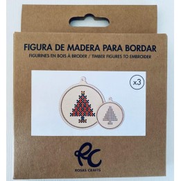 Figuras de madera para bordar