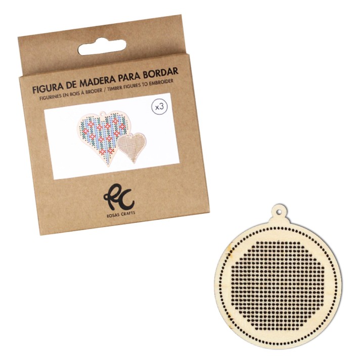Figuras de madera para bordar