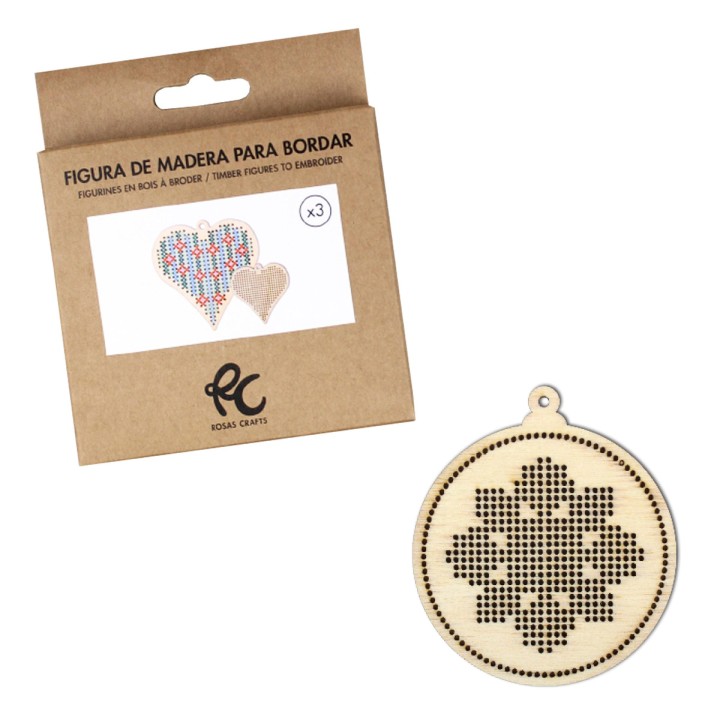 Figuras de madera para bordar