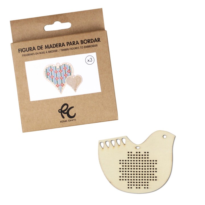 Figuras de madera para bordar