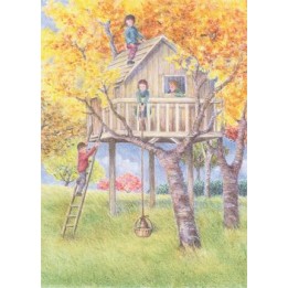 Postal - Nuestra cabaña en el arbol