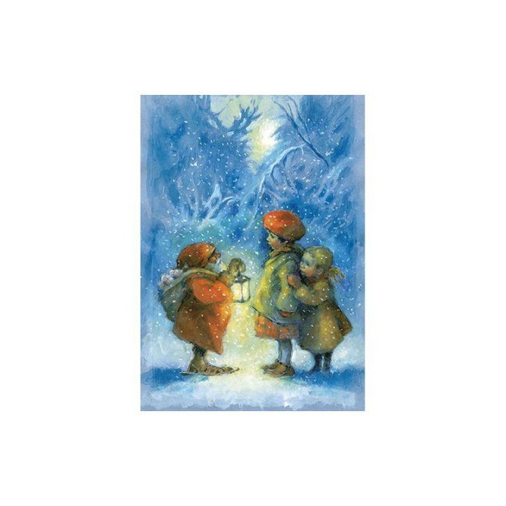 Postal - Esperando la Navidad