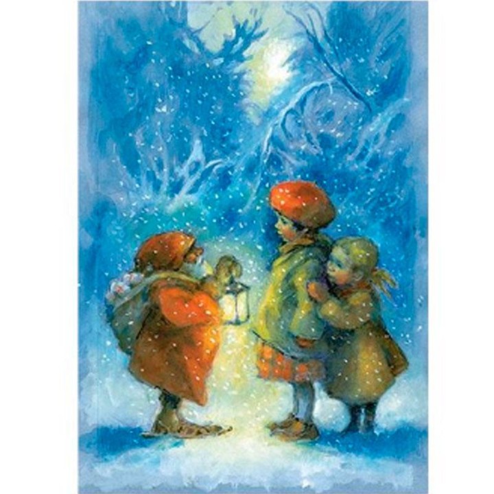 Postal - Esperando la Navidad