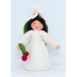 Niña flor cereza