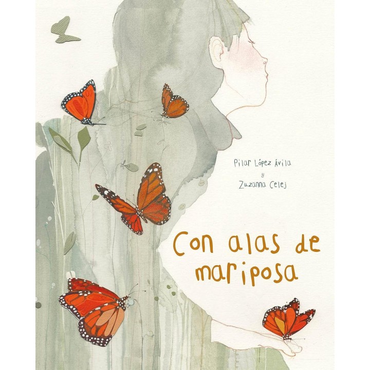 Con alas de mariposa
