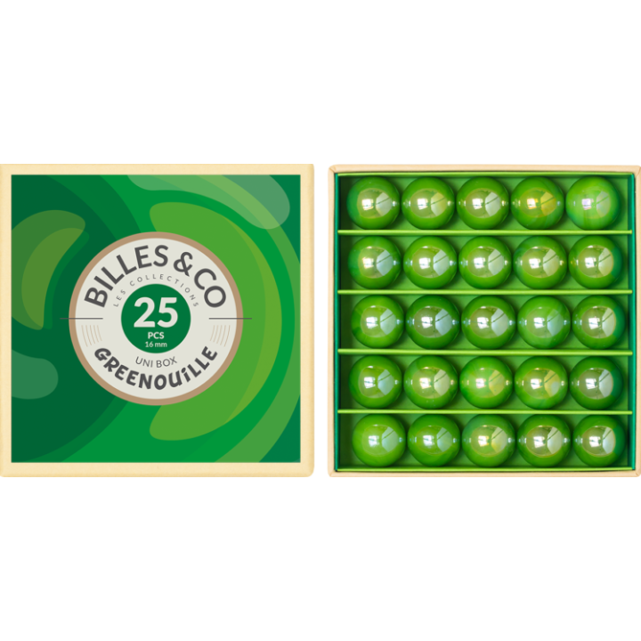 Canicas Greenouille Uni Box
