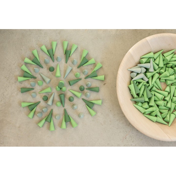 Grapat - Mandalas cono verde