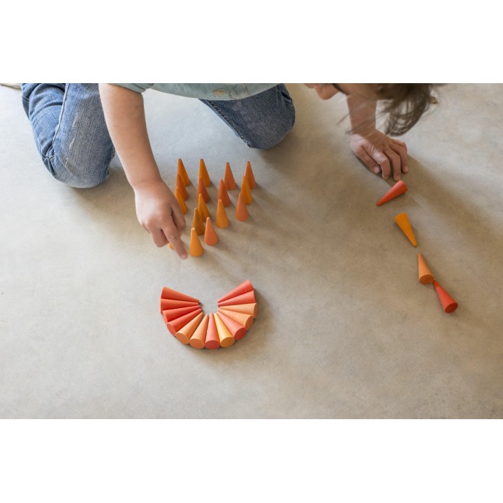Grapat - Mandala cono naranja