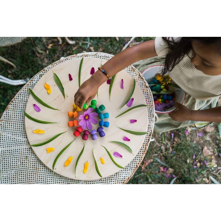 Grapat Mandala setas arcoíris