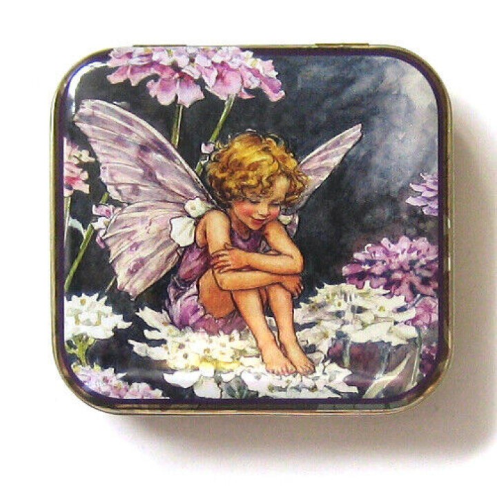 Caja metálica pequeña  Flower fairies