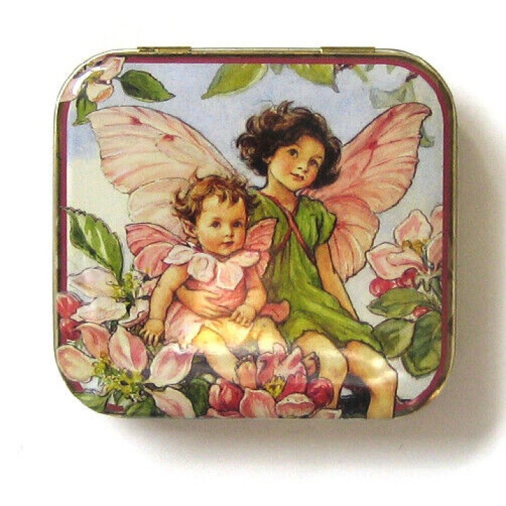 Caja metálica pequeña  Flower fairies