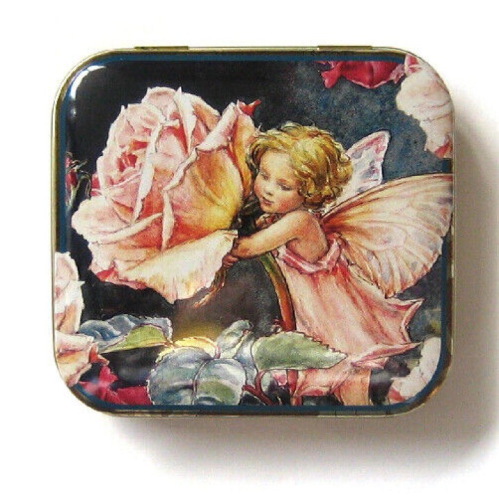 Caja metálica pequeña  Flower fairies