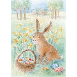 Postal - Liebre de Pascua
