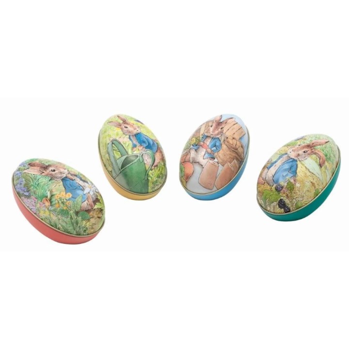 Peter Rabbit huevo metálico