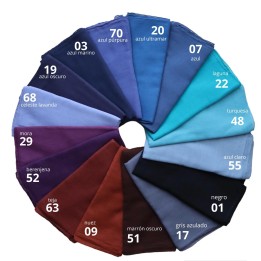 Pañuelos grandes de algodón orgánico colores oscuros