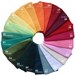 Pañuelos grandes de algodón orgánico colores vivos