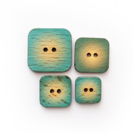 Boton de madera cuadrado