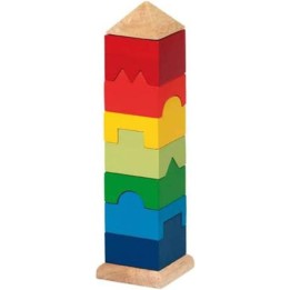Torre puzzle de madera