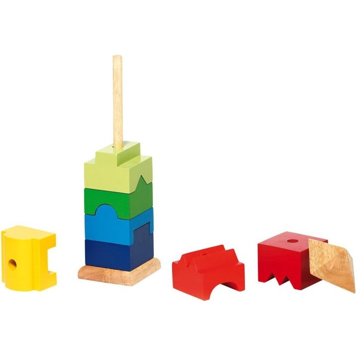Torre puzzle de madera